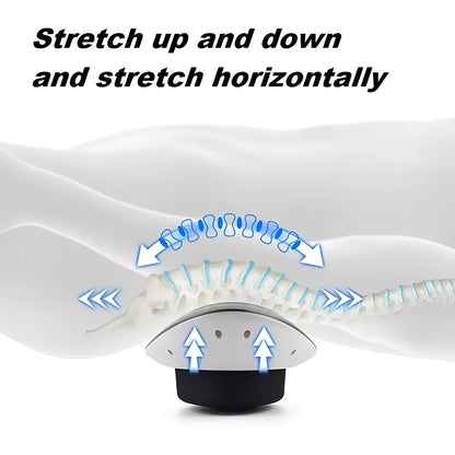 Lumbar Waist Massager & Heating, 26° Oscillating Stretch & Vibration Therapy