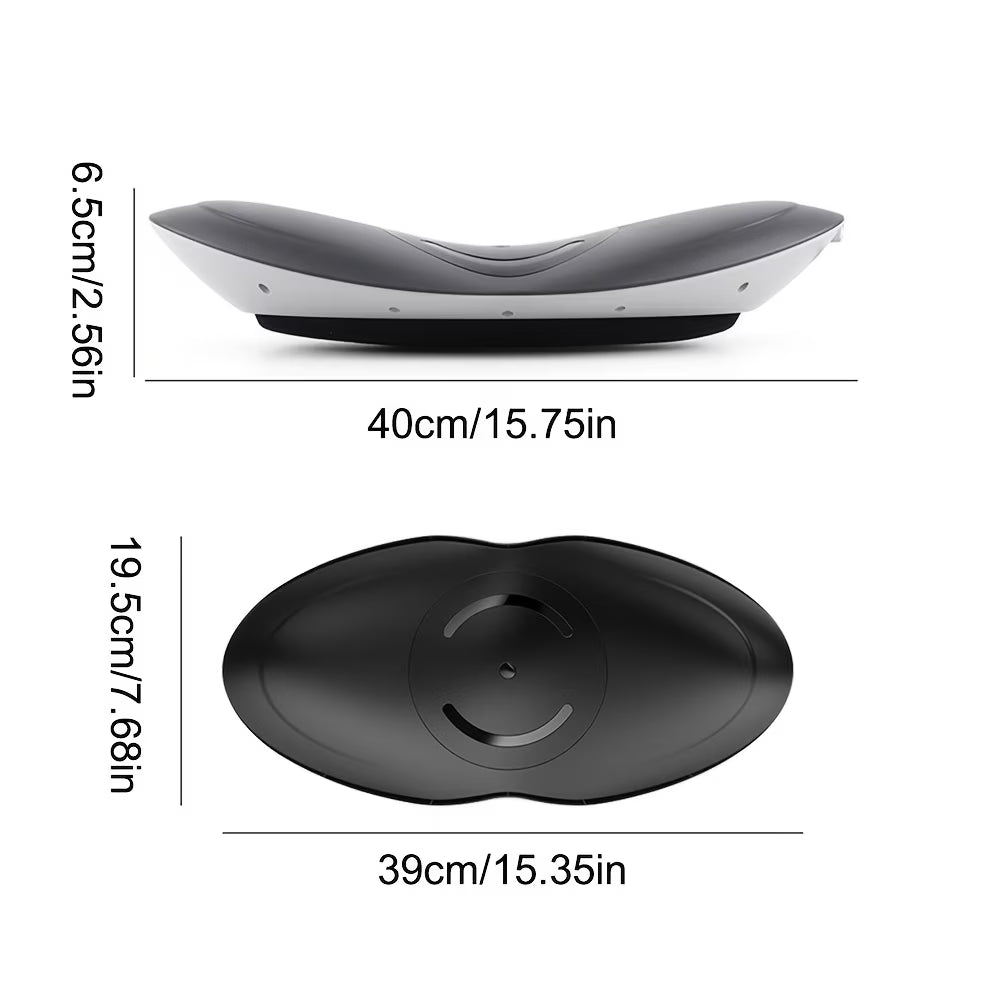 Lumbar Waist Massager & Heating, 26° Oscillating Stretch & Vibration Therapy