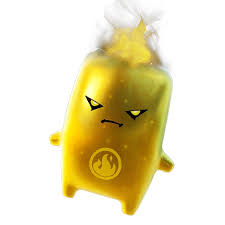 Gold Fire Sprite